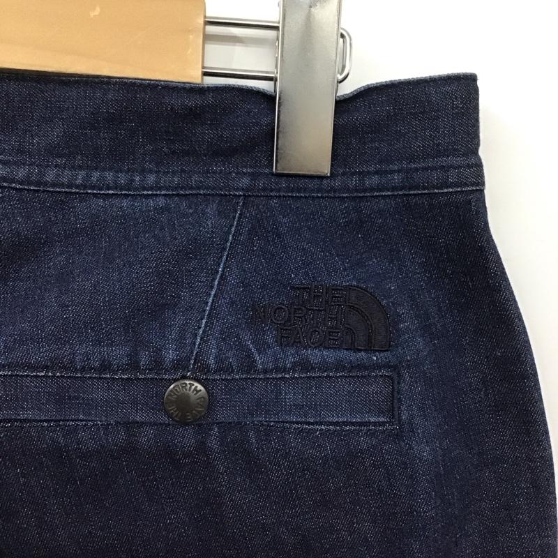ザノースフェイス THE NORTH FACE パンツ デニム、ジーンズ nb31832 ボトム ワイドパンツ カジュアルパンツ M ロゴ、文字 インディゴ / インディゴ /  メンズ USED 古着 中古 10126317