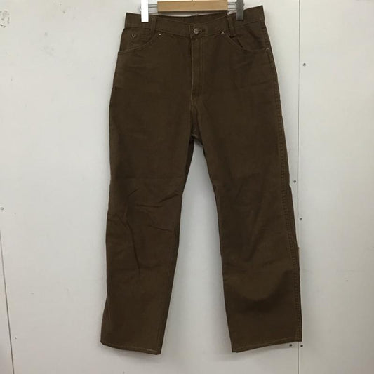 ディッキーズ Dickies パンツ ワークパンツ、ペインターパンツ ワークパンツ ワイドパンツ カジュアルパンツ 38インチ 無地 茶 / ブラウン /  メンズ USED 古着 中古 10127074