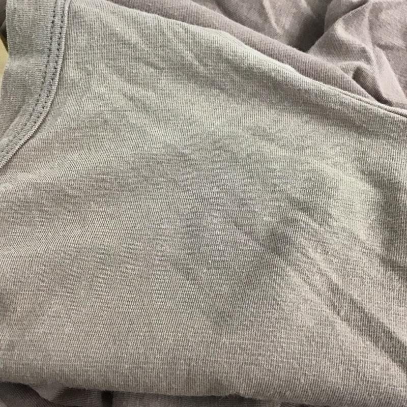 ザノースフェイス THE NORTH FACE Tシャツ 長袖 NT62292 ロンT L/S フリーランネイティブクルー M ロゴ、文字 X プリント 茶 / ブラウン / メンズ USED 古着 中古 10137036