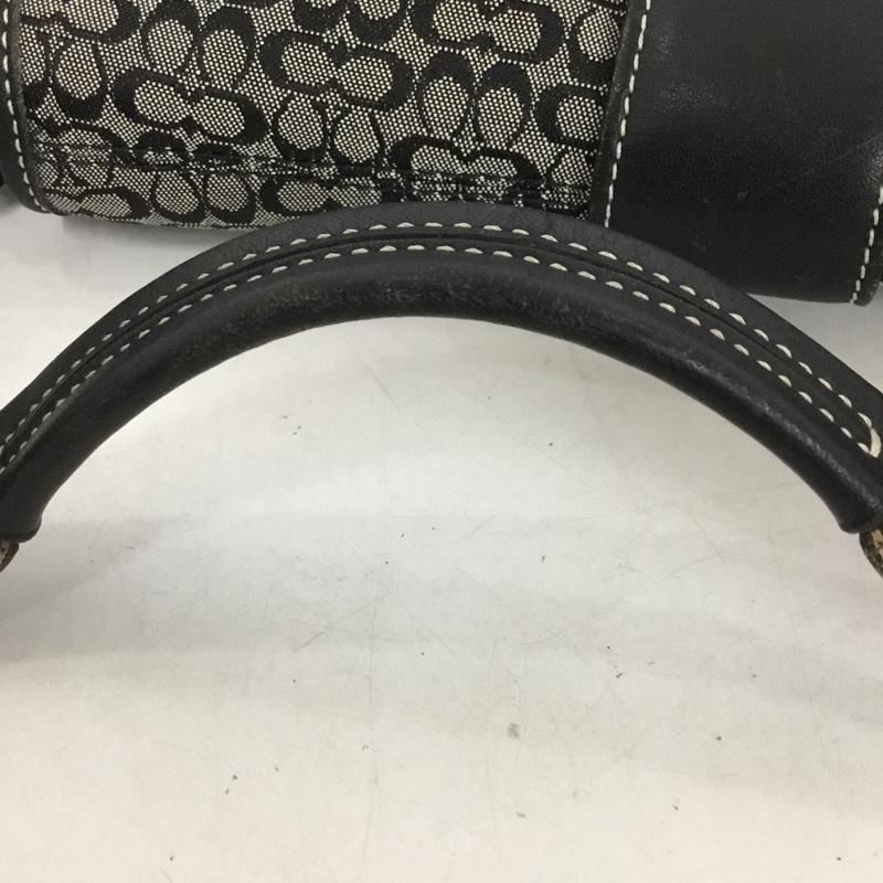 コーチ COACH ハンドバッグ ハンドバッグ G042-6818 シグネチャー 総柄 黒 / ブラック / レディース USED 古着 中古 10136393
