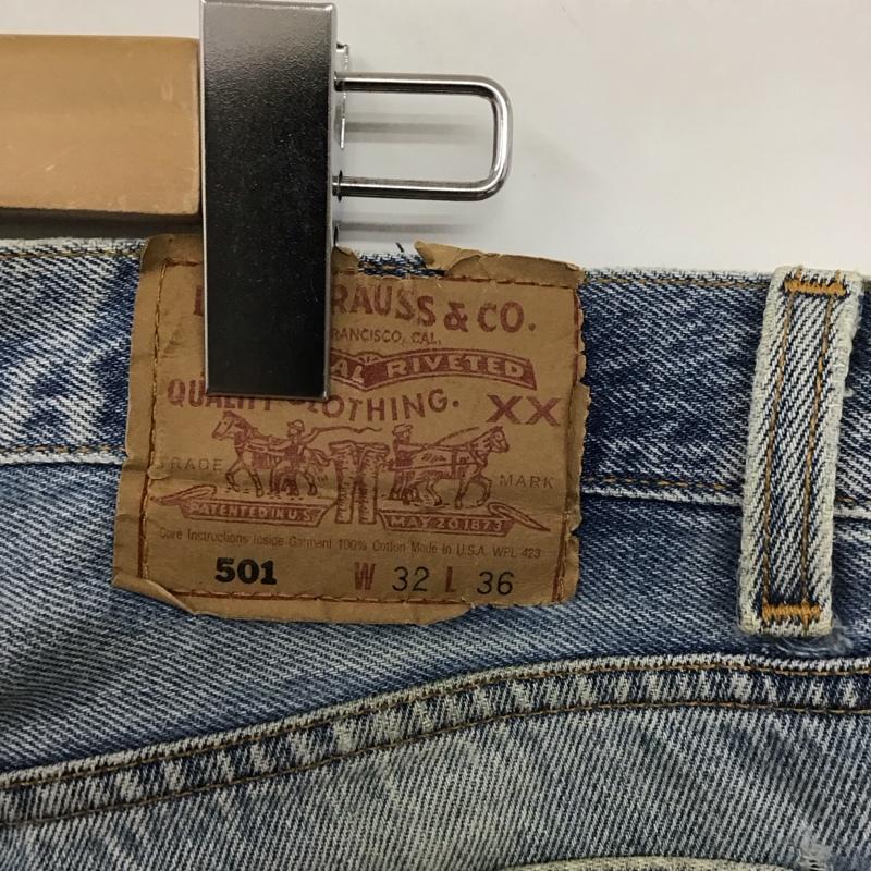 リーバイストラウスアンドコー Levi Strauss & co. パンツ デニム、ジーンズ デニムパンツ ストレートパンツ ワイドパンツ カジュアルパンツ 32インチ 無地 インディゴ / インディゴ /  メンズ USED 古着 中古 10124027