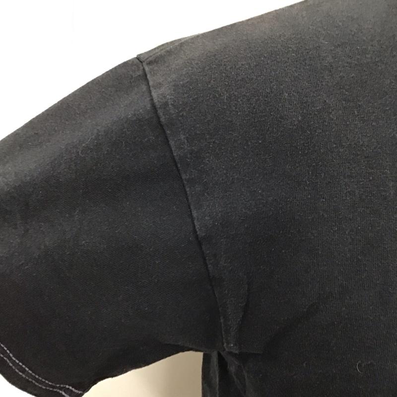 フラットヘッド The Flat Head Tシャツ 半袖 半袖カットソー プリントTシャツ クルーネックカットソー 40 プリント 黒 / ブラック /  メンズ USED 古着 中古 10111647