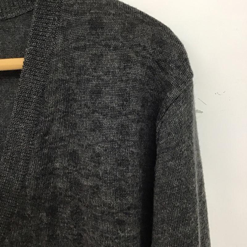 ロエン ROEN カーディガン 長袖 ROSG12FW-03K スカル柄ニットカーディガン 長袖ニットカーディガン L 無地 灰 / グレー / メンズ USED 古着 中古 10135726