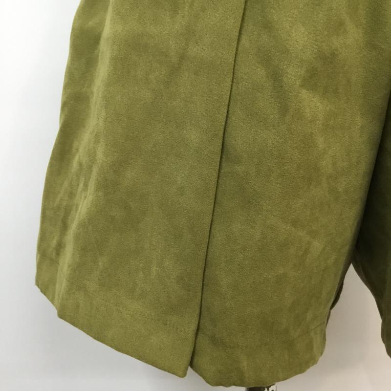 ミスティック mystic パンツ ショートパンツ 1 無地 カーキ / カーキ / レディース USED 古着 中古 10043920