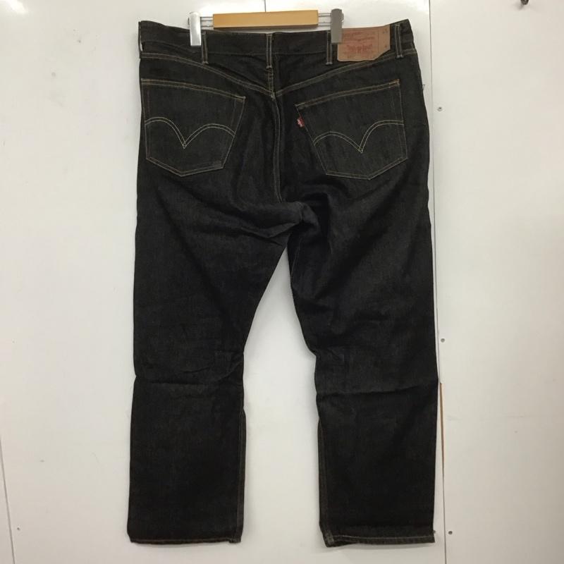 リーバイストラウスアンドコー Levi Strauss & co. パンツ デニム、ジーンズ デニムパンツ ワイドパンツ カジュアルパンツ 42インチ 無地 黒 / ブラック /  メンズ USED 古着 中古 10126808