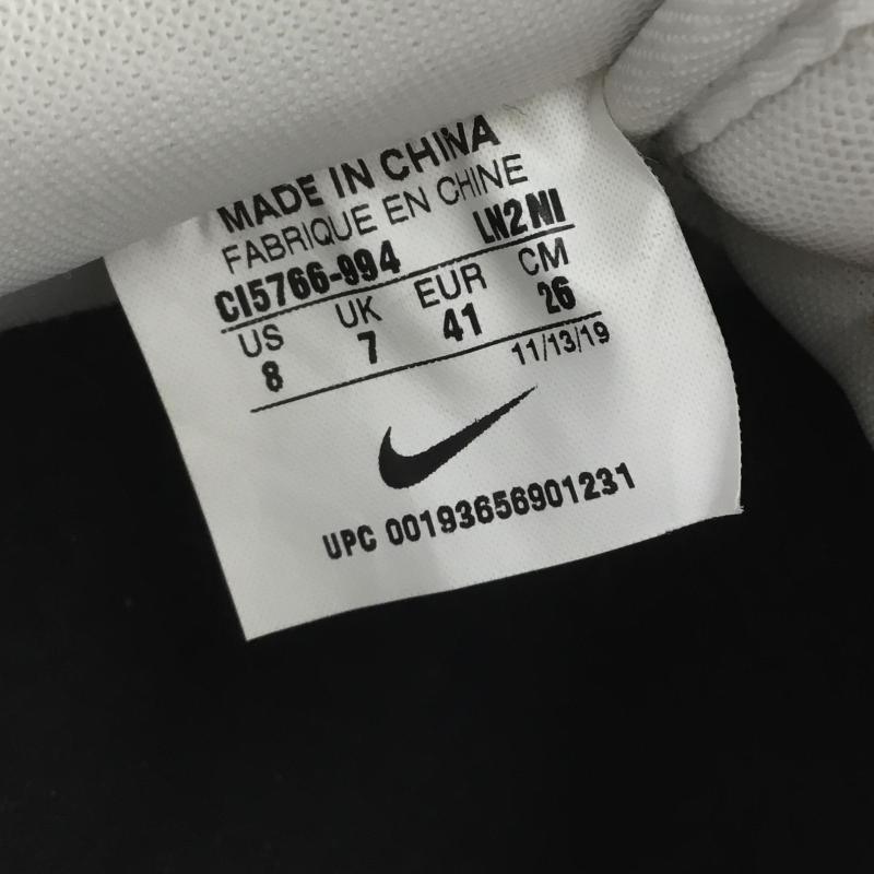 ナイキ NIKE スニーカー スニーカー CI5766-994 NIKE BY YOU LEVI S × AIR FORCE1 26.0cm ダメージ加工 X ロゴ、文字 インディゴ / インディゴ / X 白 / ホワイト / X 茶 / ブラウン / メンズ USED 古着 中古 10118271