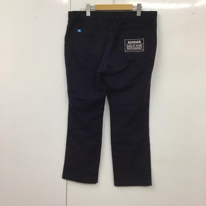 アディダス adidas パンツ ワークパンツ、ペインターパンツ u31313 ゴルフスラックス スウエットライクパンツ スポーツウェア 無地 紺 / ネイビー / メンズ USED 古着 中古 10129507