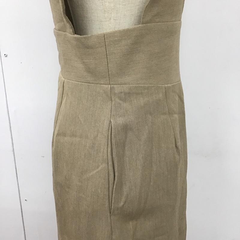 古着 USED ジャンパースカート ジャンパースカート ロングスカート LAULEN 無地 ベージュ / ベージュ / レディース USED 古着 中古 10108241