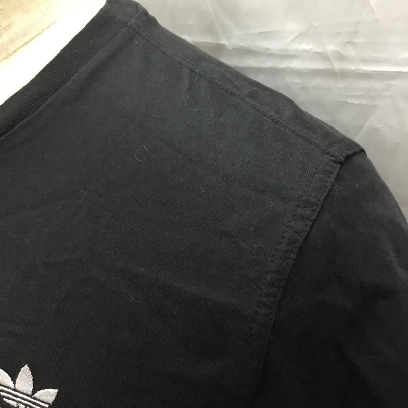 アディダス adidas Tシャツ 半袖 gk5906 Tシャツ 半袖カットソー クルーネックカットソー スポーツウェア ロゴ、文字 黒 / ブラック / メンズ USED 古着 中古 10106499