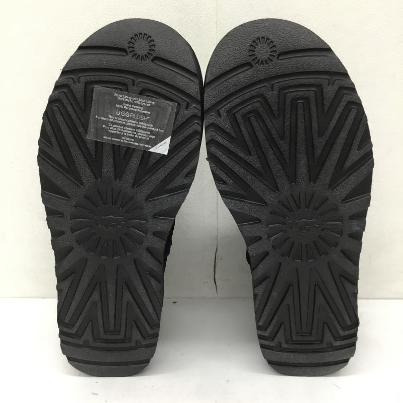 アグ UGG ブーツ ショートブーツ 1135092 Classic Ultra Mini Platform クラシック ウルトラ ミニ プラットフォーム 24.0cm 無地 黒 / ブラック / レディース USED 古着 中古 10138275