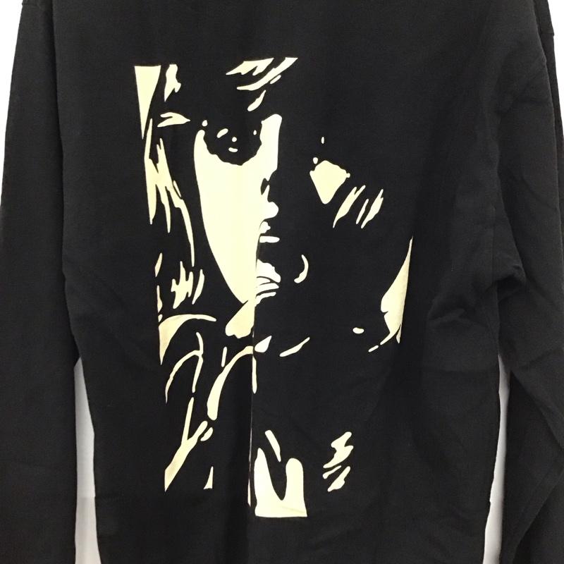 ヒステリック HYSTERIC カットソー 長袖 02233cl09 WOMANBANANATシャツ 半袖カットソー プリントTシャツ L プリント 黒 / ブラック / メンズ USED 古着 中古 10137094