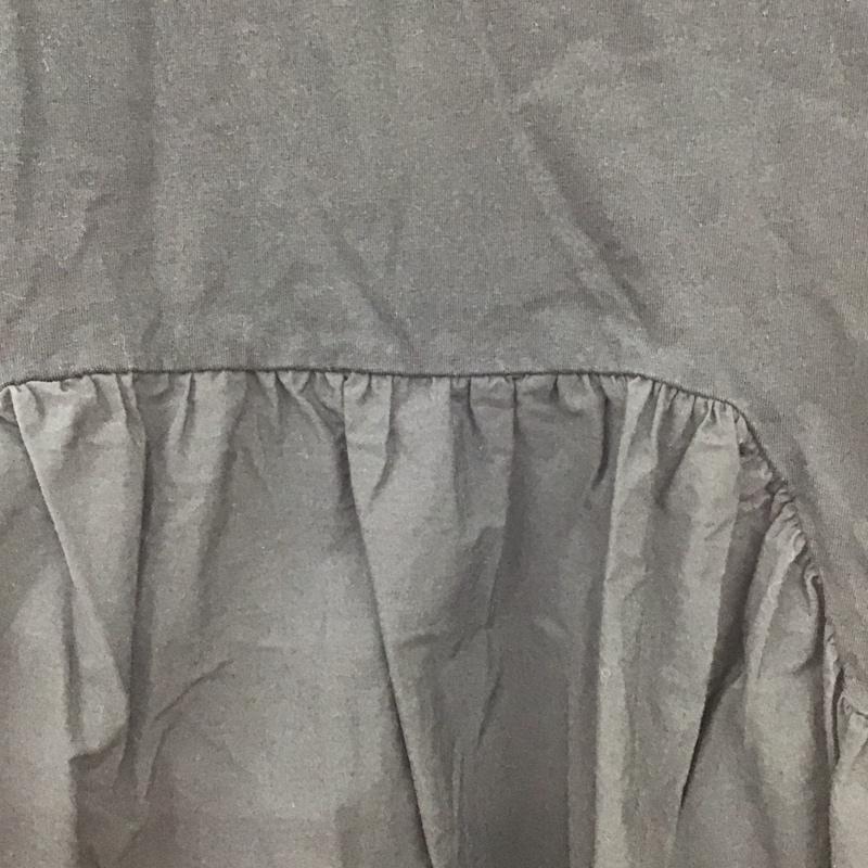 ザラ ZARA カットソー 半袖 S 無地 黒 / ブラック / レディース USED 古着 中古 10129397
