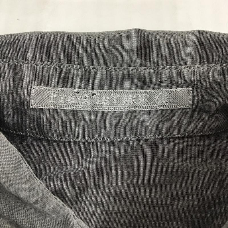 フランシストモークス FranCisT_MOR.K.S. シャツ、ブラウス 長袖 長袖シャツ カラーシャツ 長袖カットソー 3 ロゴ、文字 灰 / グレー /  メンズ USED 古着 中古 10111734