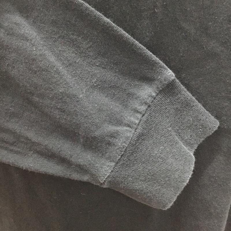 カーハート Carhartt カットソー 長袖 長袖カットソー クルーネックカットソー ロングスリーブカットソー プリントTシャツ M プリント 黒 / ブラック /  メンズ USED 古着 中古 10109365
