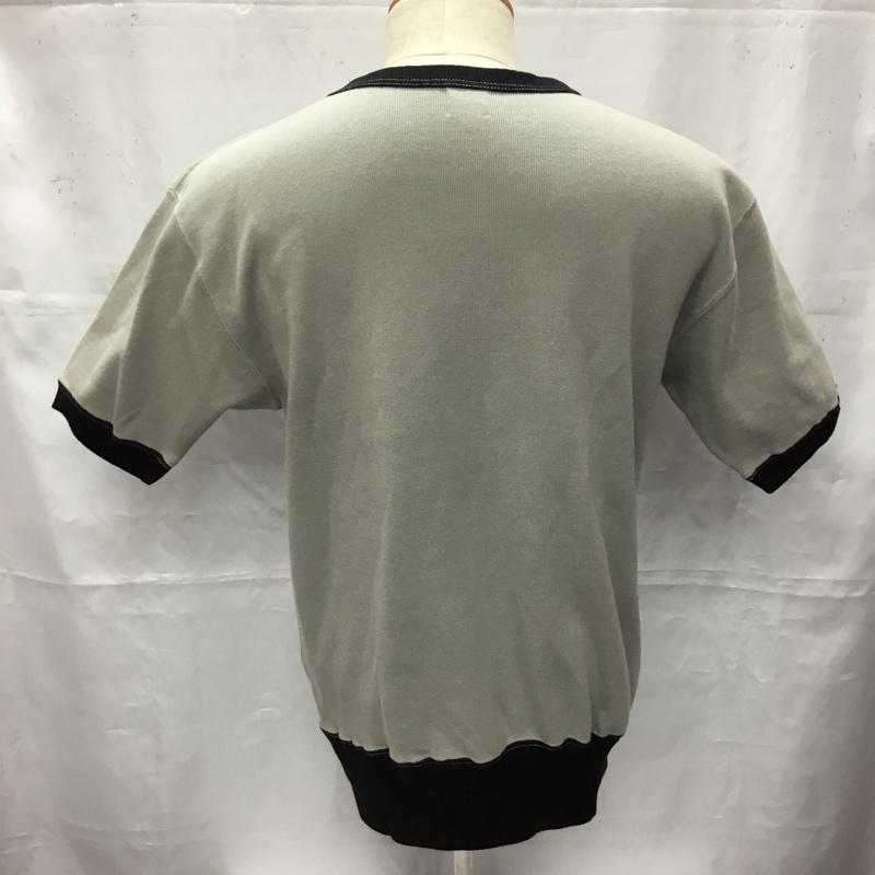 クッシュマン CUSHMAN カットソー 半袖 半袖 L プリント 灰 / グレー / メンズ USED 古着 中古 10106465