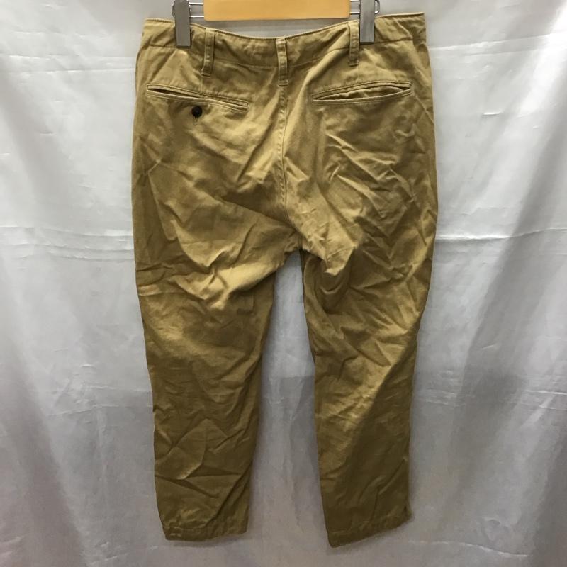 ビームス BEAMS ボトムス ボトムス 11-23-1417-803 八分丈パンツ クロップド丈 M 無地 ベージュ / ベージュ / メンズ USED 古着 中古 10117060