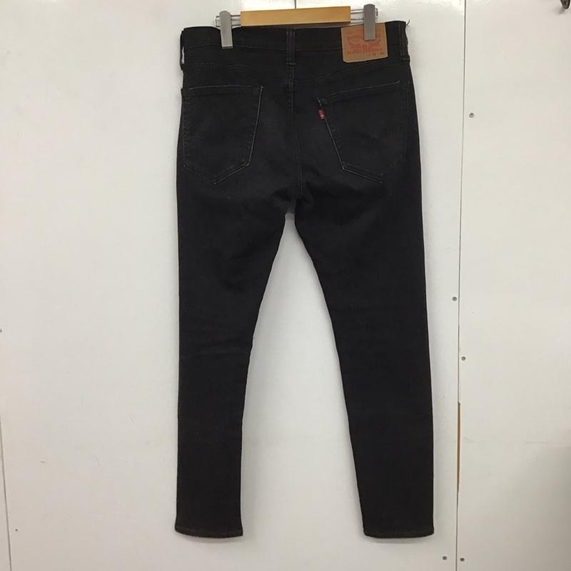 リーバイストラウスアンドコー Levi Strauss & co. パンツ デニム、ジーンズ デニムパンツ スリムパンツ カジュアルパンツ ストレッチパンツ 33インチ 無地 黒 / ブラック / メンズ USED 古着 中古 10132322