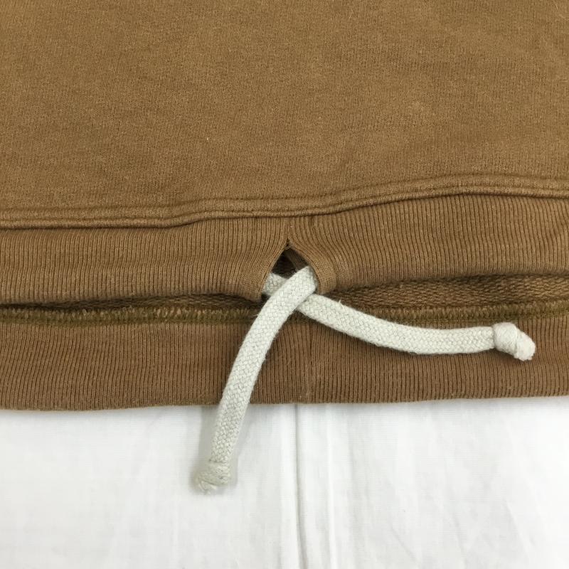USフルギ US古着 トレーナー 長袖 o project M 無地 茶 / ブラウン / メンズ USED 古着 中古 10138259