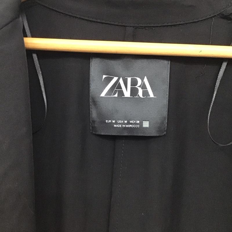 ザラ ZARA ジャケット、上着 ジャケット、ブレザー 長袖ジャケット アウター カラージャケット M 無地 黒 / ブラック / レディース USED 古着 中古 10134340