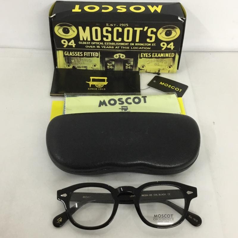 モスコット MOSCOT めがね・サングラス めがね LEMTOSH ケース付き 無地 黒 / ブラック / メンズ USED 古着 中古 10130784