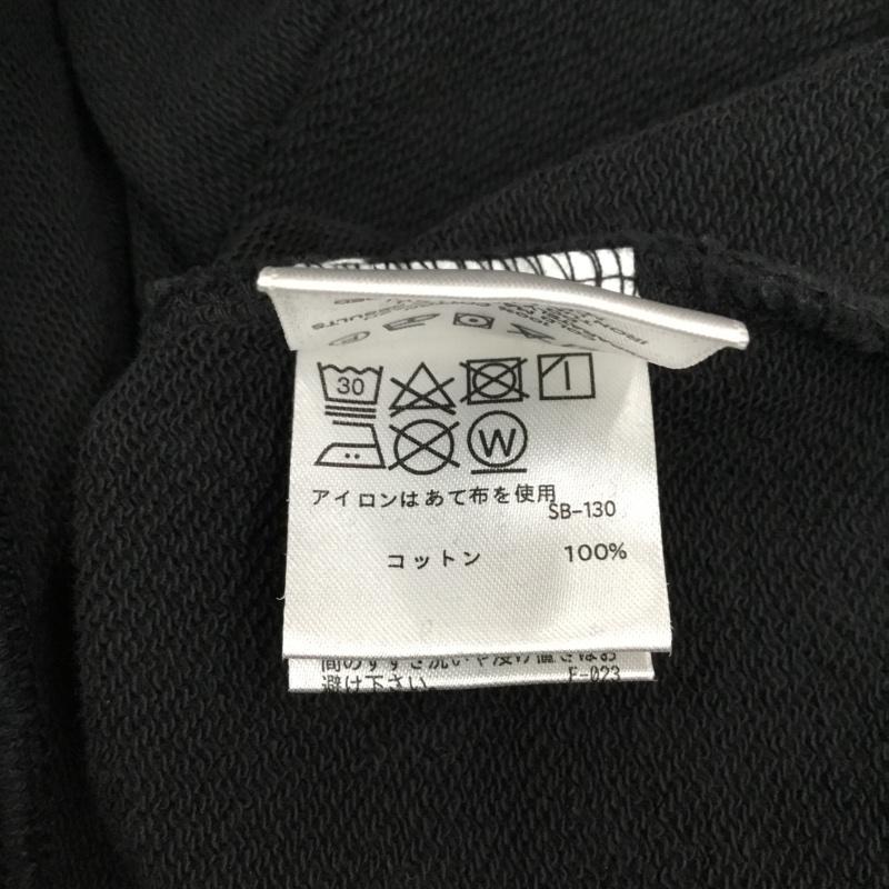 サタデーズ ニューヨークシティ Saturdays NYC トレーナー 長袖 長袖トレーナー スウェット クルーネック リブスウェットカットソー XS ロゴ、文字 黒 / ブラック / メンズ USED 古着 中古 10121921