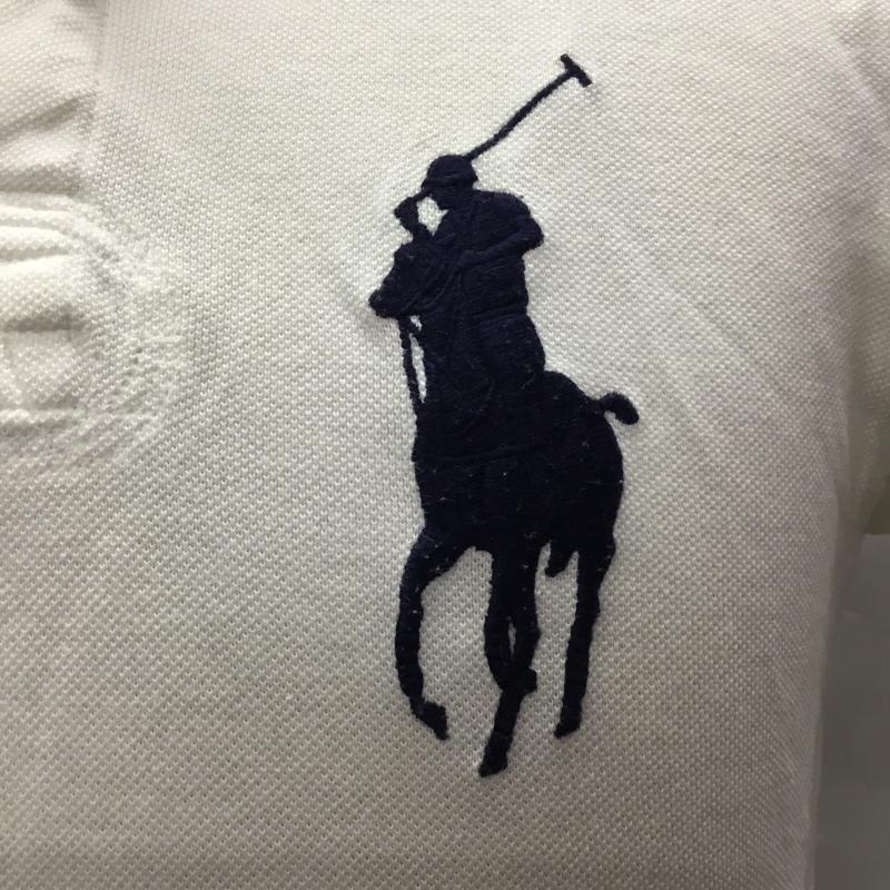 ポロバイラルフローレン Polo by RALPH LAUREN ポロシャツ 半袖 XS 無地 白 / ホワイト / メンズ USED 古着 中古 10108880