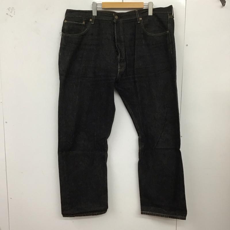 リーバイストラウスアンドコー Levi Strauss & co. パンツ デニム、ジーンズ デニムパンツ ワイドパンツ カジュアルパンツ 42インチ 無地 黒 / ブラック /  メンズ USED 古着 中古 10126808