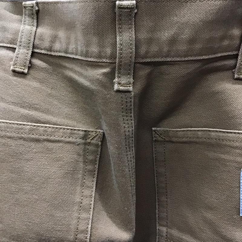 カーハート Carhartt パンツ ワークパンツ、ペインターパンツ ワークパンツ ワイドパンツ カジュアルパンツ 32インチ ロゴ、文字 ベージュ / ベージュ / メンズ USED 古着 中古 10116345