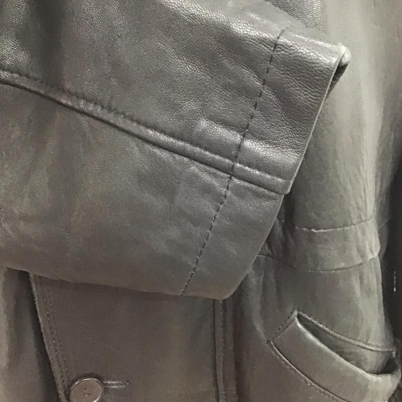 古着 USED コート コート一般 L 無地 黒 / ブラック / メンズ USED 古着 中古 10106223