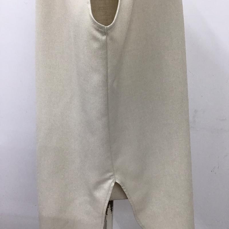 ユナイテッドアローズグリーンレーベルリラクシング UNITED ARROWS green label relaxing カットソー 半袖 3626-165-2776 ノースリーブカットソー 半袖ブラウス 無地 ベージュ / ベージュ / レディース USED 古着 中古 10117829