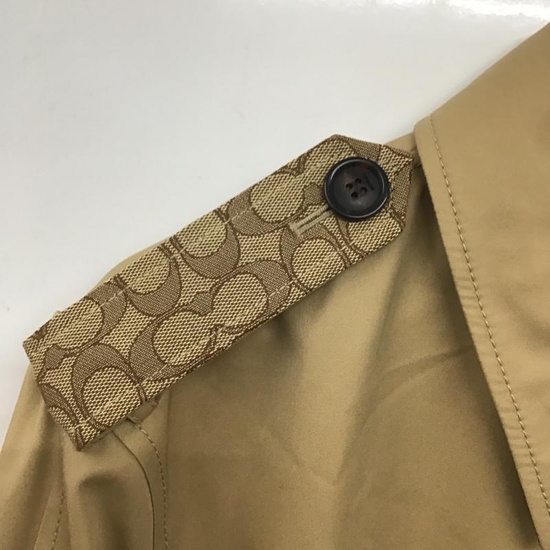 コーチ COACH コート コート一般 CF805 マックコート XL 無地 ベージュ / ベージュ / メンズ USED 古着 中古 10138671