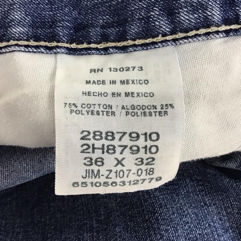 リー Lee パンツ ワークパンツ、ペインターパンツ デニムパンツ ストレートパンツ ワイドパンツ カーゴパンツ 36 無地 インディゴ / インディゴ / メンズ USED 古着 中古 10111475