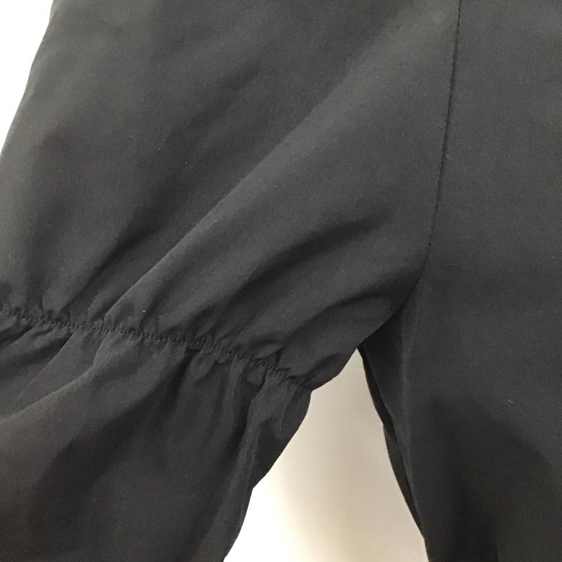 ザラ ZARA シャツ、ブラウス 長袖 8351 249 800 シャーリング XS 無地 黒 / ブラック / レディース USED 古着 中古 10109077