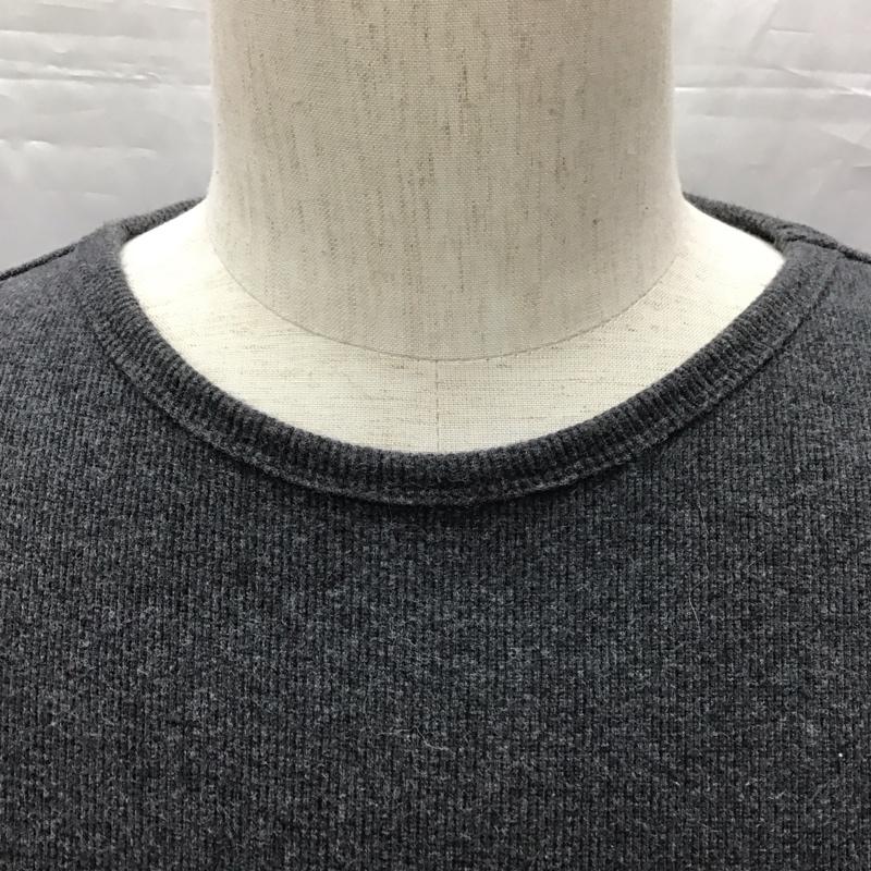 アヴィレックス AVIREX U.S.A. カットソー 長袖 長袖カットソー クルーネックカットソー ロングスリーブカットソー L 無地 灰 / グレー / メンズ USED 古着 中古 10113680