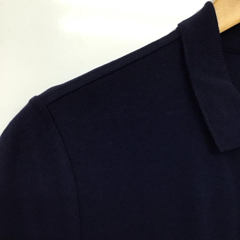 ポロラルフローレン POLO RALPH LAUREN ワンピース ロングスカート 半袖ロングワンピース ポロシャツワンピース M ロゴ、文字 紺 / ネイビー / レディース USED 古着 中古 10138831