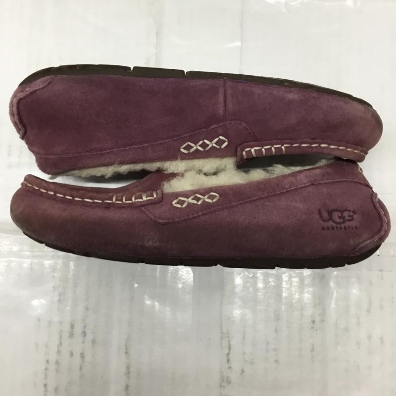 アグ UGG カジュアルシューズ カジュアルシューズ 3312 Ansley アンスレー モカシン 23cm 23.0cm ロゴ、文字 紫 / パープル / レディース USED 古着 中古 10106518