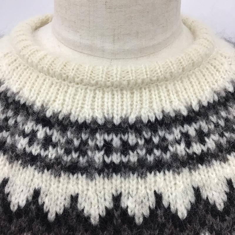ユニフォームエクスペリメント uniform experiment ニット、セーター 長袖 ue-232027 MOHAIRNORDICCREWNECKKNIT 長袖ニット 1 プリント マルチカラー / マルチカラー / メンズ USED 古着 中古 10123719