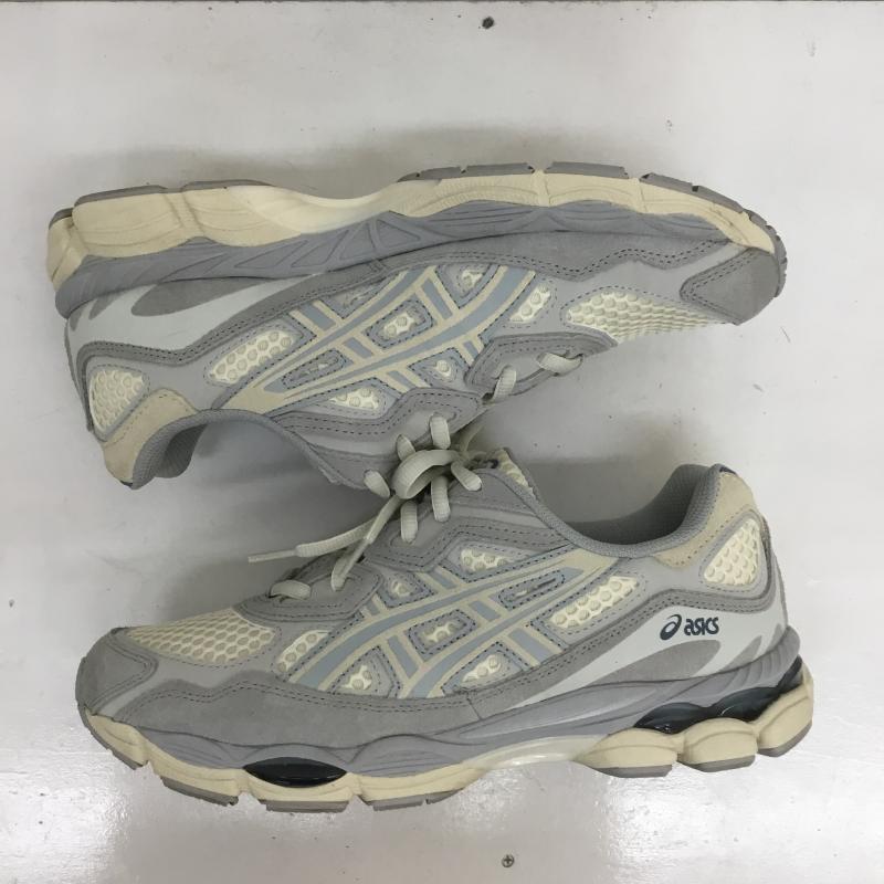 アシックス ASICS スニーカー スニーカー 1203A372-600 GEL-NYC 26.5cm ロゴ、文字 灰 / グレー / X オフホワイト / オフホワイト / メンズ USED 古着 中古 10118272
