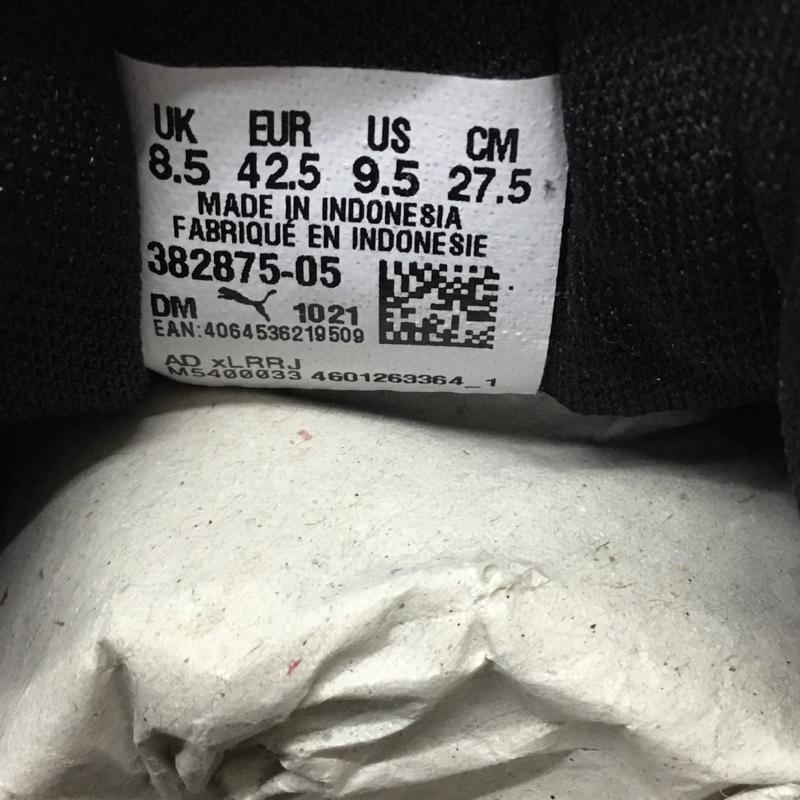 プーマ PUMA スニーカー スニーカー 382875-05 SUEDE DISPLACED 27.5cm 箱有 27.5cm ロゴ、文字 黒 / ブラック / X 白 / ホワイト / メンズ USED 古着 中古 10115238