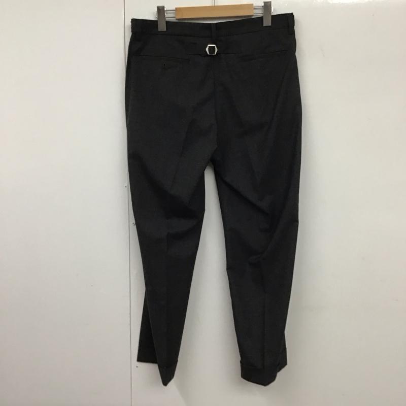 ビームス BEAMS パンツ スラックス スラックスパンツ ワイドパンツ センタータックパンツ L 無地 灰 / グレー / メンズ USED 古着 中古 10131483