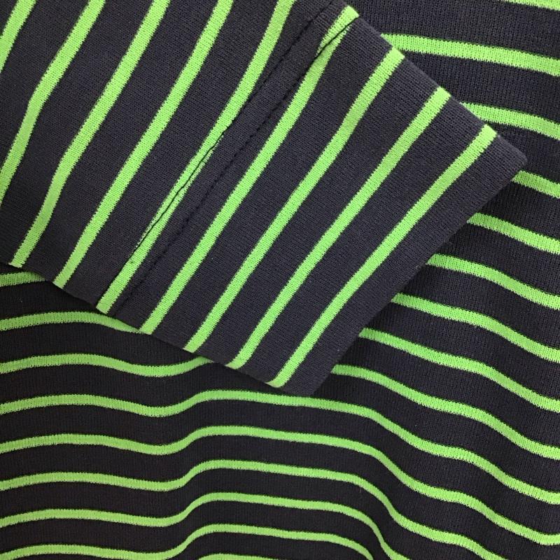 モンベル mont-bell Tシャツ 長袖 1104819 WIC.ボーダーロングスリーブT M ボーダー柄 マルチカラー / マルチカラー / レディース USED 古着 中古 10131565