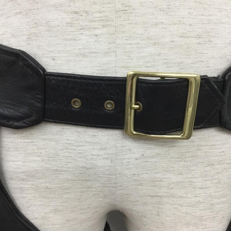 ヴァンソン VANSON ボトムス ボトムス レザーチャップス レザーパンツ 22 無地 黒 / ブラック / メンズ USED 古着 中古 10133548