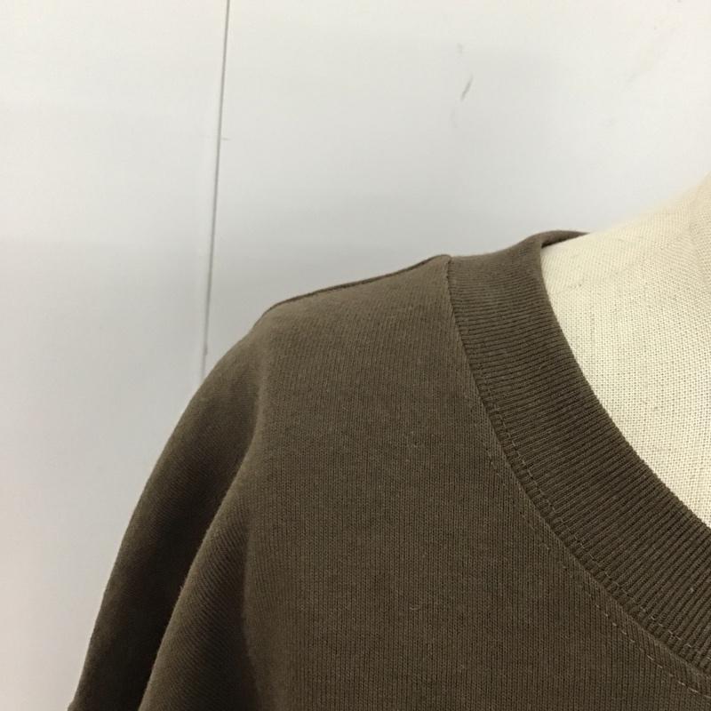 フリークスストア FREAK S STORE ワンピース ロングスカート ビッグシルエットTシャツマキシワンピース タグ付き FREE 無地 茶 / ブラウン / レディース USED 古着 中古 10122116