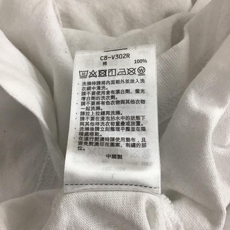 チャンピオン Champion Tシャツ 半袖 C8-V302R プリントTシャツ クルーネックカットソー L ロゴ、文字 白 / ホワイト / メンズ USED 古着 中古 10130556