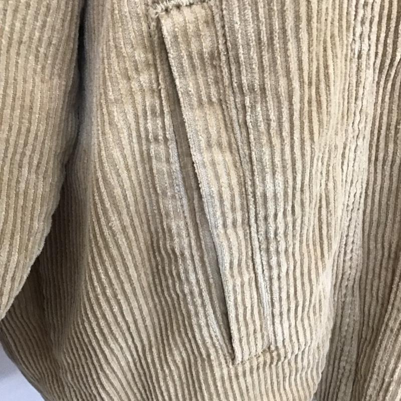 ザラ ZARA ジャケット、上着 ジャケット、ブレザー 8372 227 711 コーデュロイ オーバーサイズ M 無地 ベージュ / ベージュ / レディース USED 古着 中古 10107518