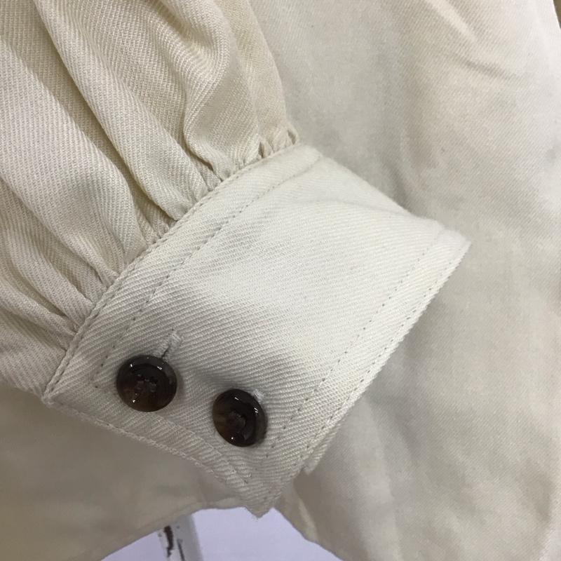 マウジー MOUSSY シャツ、ブラウス 長袖 029EAA30-5270 Vネック FREE 無地 アイボリー / アイボリー / レディース USED 古着 中古 10108232