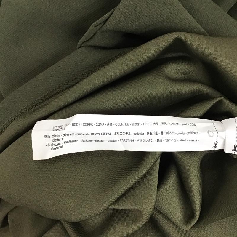 ザラ ZARA ワンピース ロングスカート M 無地 カーキ / カーキ / レディース USED 古着 中古 10121150