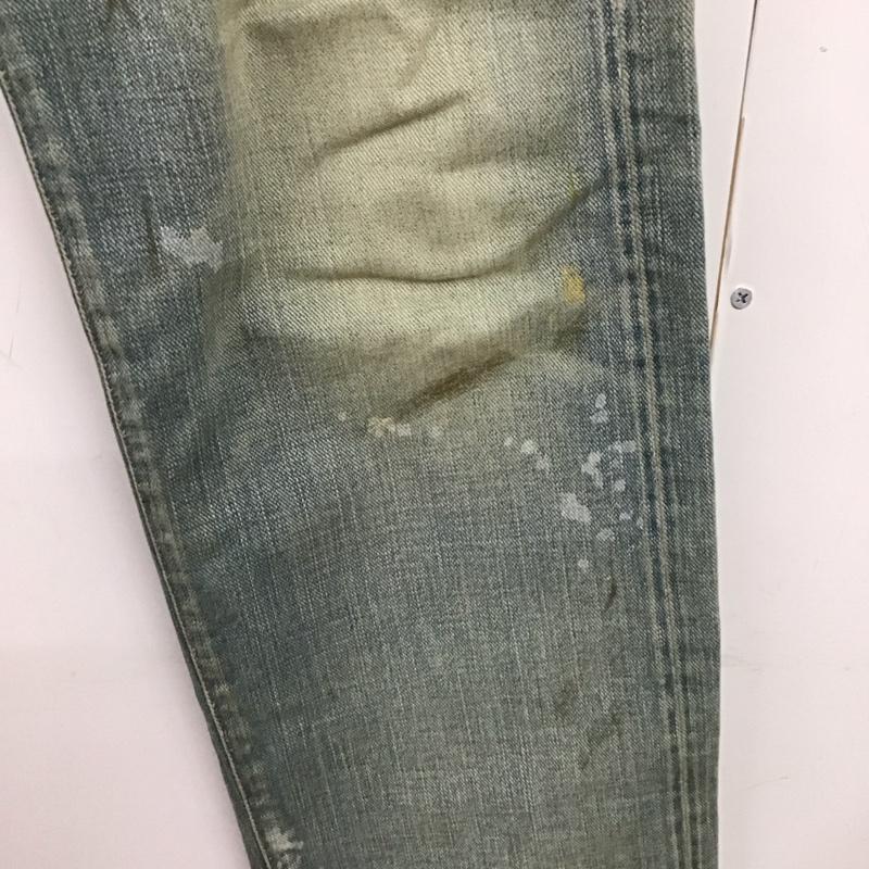ダブルアールエル RRL パンツ デニム、ジーンズ デニムパンツ スリムパンツ カジュアルパンツ ペインターパンツ 30インチ インディゴ / インディゴ / メンズ USED 古着 中古 10132917