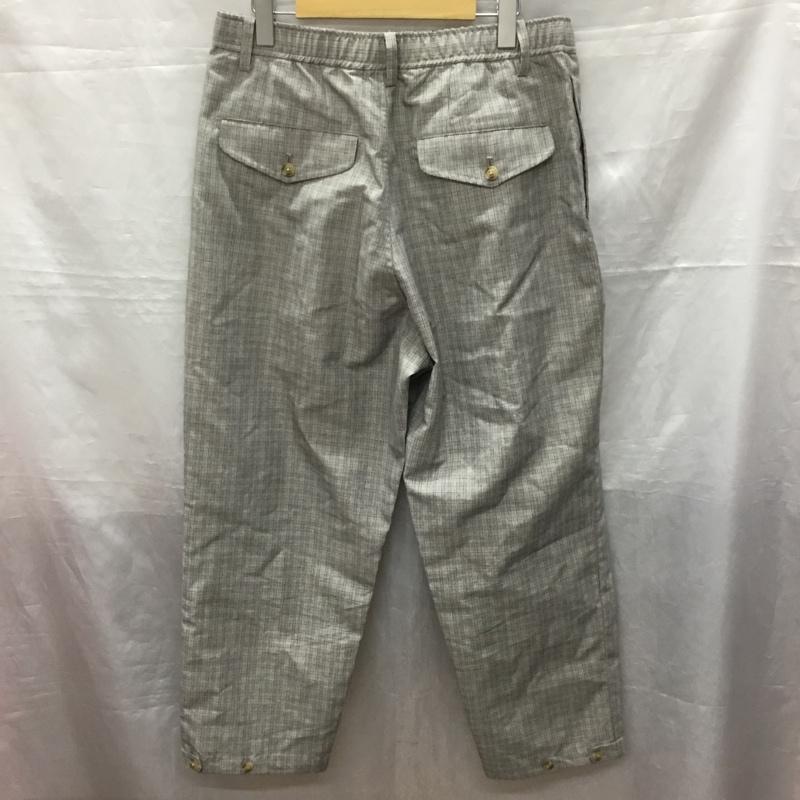 ニコアンド niko and... ボトムス ボトムス H203ML11AD イージーパンツ タック テーパードパンツ L チェック 灰 / グレー / メンズ USED 古着 中古 10119800
