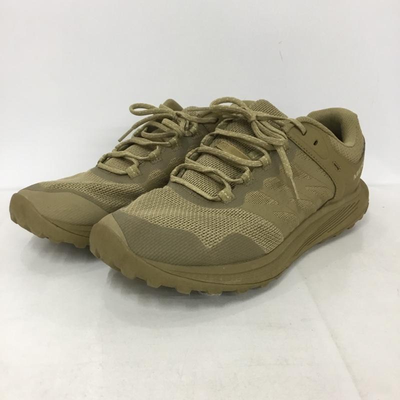 メレル MERRELL スニーカー スニーカー J005045 NOVA 3 TACTICAL トレッキング アウトドアシューズ 30cm 30.0cm ロゴ、文字 ベージュ / ベージュ / メンズ USED 古着 中古 10134546